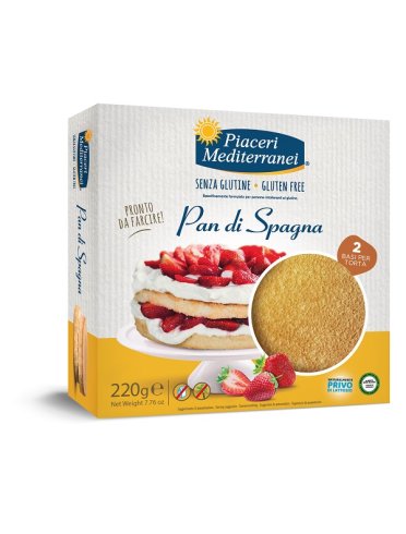 Piaceri mediterranei pan di spagna 200 g