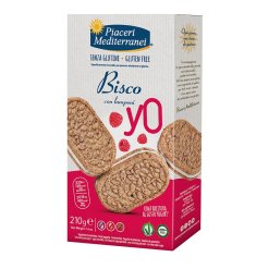 PIACERI MEDITERRANEI BISCO YO LAMPONI 210 G