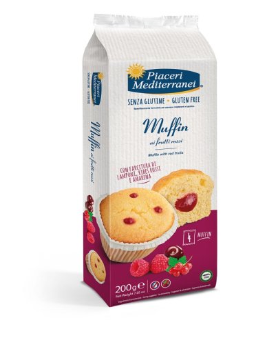 Piaceri mediterranei muffin frutti rossi 200 g