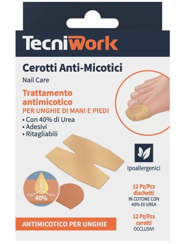 Cerotto antimicosi urea 12 pezzi + 12 fixing