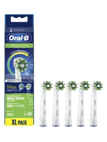 Oralb power refill eb50 crossaction 5 pezzi