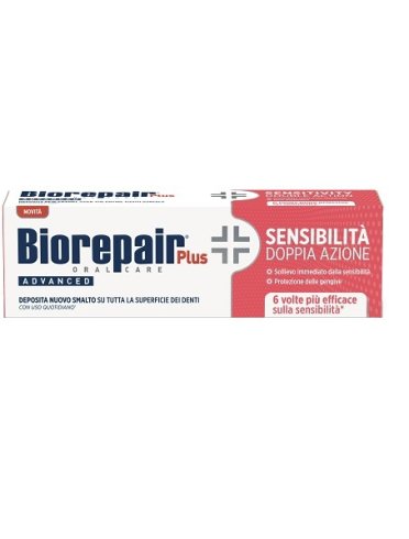 Biorepair plus advanced sensibilita' doppia azione 75 ml