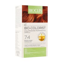 BIOCLIN BIO COLOR FAST&PERFECTION 6,4 BIONDO SCURO RAMATO CREMA COLORANTE 60 ML + RIVELATORE IN CREMA 60 ML + BIO COLORSHAMPOO 10 ML + BIO COLOR MASCHERA 10 ML