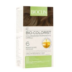 BIOCLIN BIO COLOR FAST&PERFECTION 6,0 BIONDO SCURO CREMA COLORANTE 60 ML + RIVELATORE IN CREMA 60 ML + BIO COLOR SHAMPOO10 ML + BIO COLOR MASCHERA 10 ML