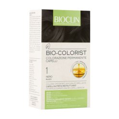 BIOCLIN BIO COLOR FAST&PERFECTION 1,0 NERO CREMA COLORANTE 60 ML + RIVELATORE IN CREMA 60 ML + BIO COLOR SHAMPOO 10 ML +BIO COLOR MASCHERA 10 ML