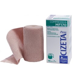 BENDA COMPRESSIVA MF170 MONOELASTICA FORTE CIZETA PRESS CM10X 7M BEIGE 1 PEZZO