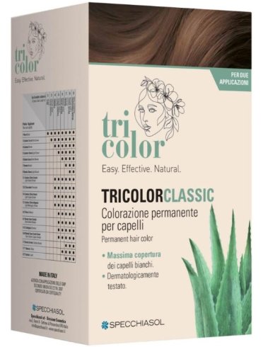 Tricolor classic 8 biondo chiaro 2 tubi 50 ml + 2 shaker 50ml + 4 bustine 8 ml