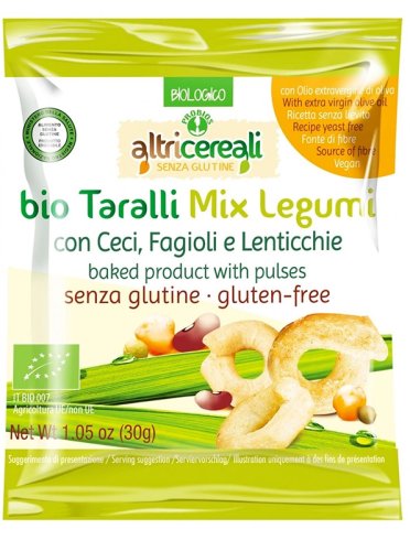 Altricereali taralli mix legumi 30 g