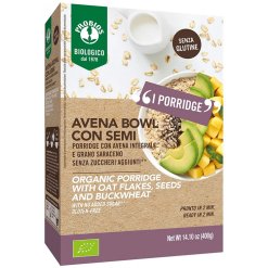 PROBIOS BIO AVENA BOWL SEMI PIU' PORRIDGE CON AVENA INTEGRALE E GRANO SARACENO 400 G