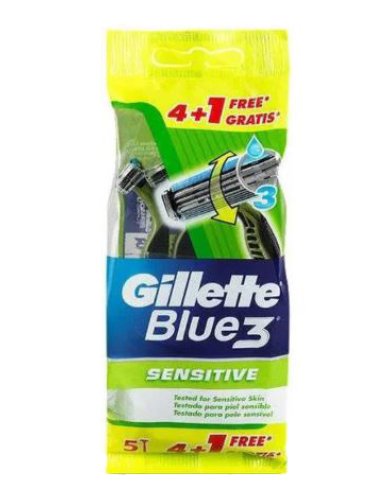 Gillette blue3 sens 4 pezzi + 1 g