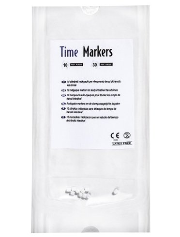 Marcatore radiopaco time-markers per rilevamento tempo di transito intestinale 10 cilindretti