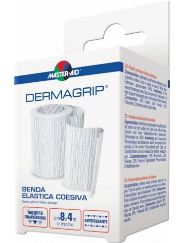 Benda master-aid dermagrip coesiva m 4x12 cm 1 pezzo