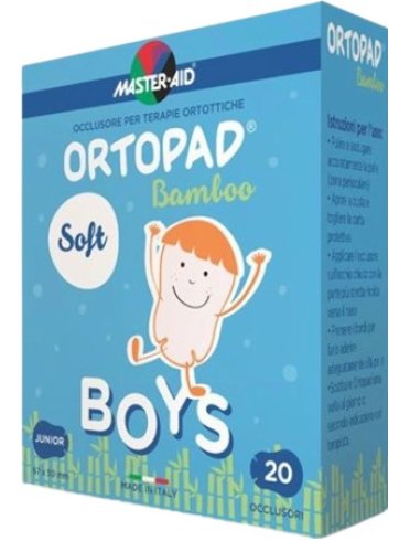 Cerotto oculare per ortottica ortopad soft boys regular 20 pezzi