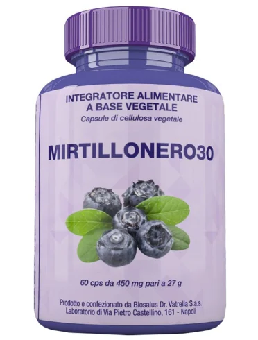 Mirtillonero30 60 capsule 27 grammi Mirtillonero30 60 capsule 27 grammi