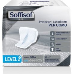 PANNOLONE PER INCONTINENZA SAGOMATO SOFFISOF MEN LEVEL 2 10PEZZI