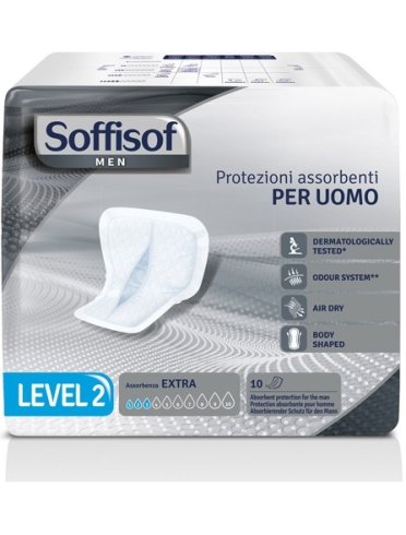 Pannolone per incontinenza sagomato soffisof men level 2 10pezzi