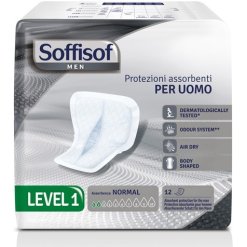 PANNOLONE PER INCONTINENZA SAGOMATO SOFFISOF MEN LEVEL 1 12PEZZI