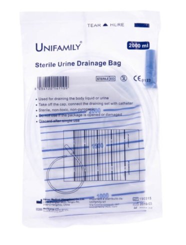 Unifamily sacca urine 2000 ml