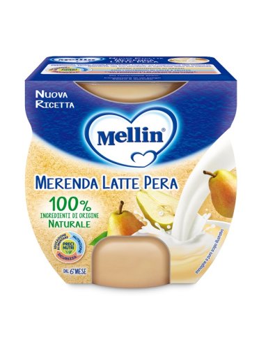 Mellin merenda latte pera 2 x 100 g