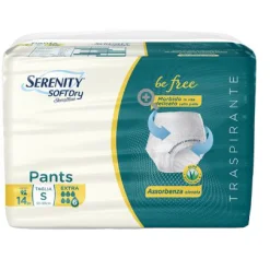 SERENITY PANTS SD SENSITIVE BE FREE SUPER TAGLIA S 14 PEZZI