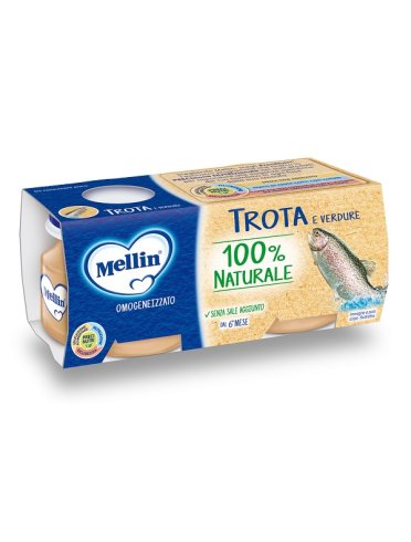 Mellin omogeneizzato di trota e verdure 4 x 80 g