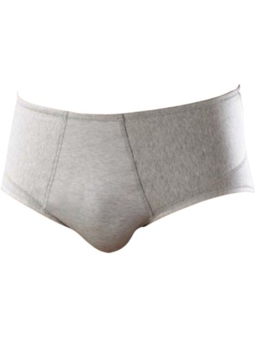 Orione 508 slip uomo contenitivo chiuso in cotone grigio 2