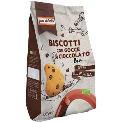 BISCOTTI CON GOCCE DI CIOCCOLATO BIO 350 G