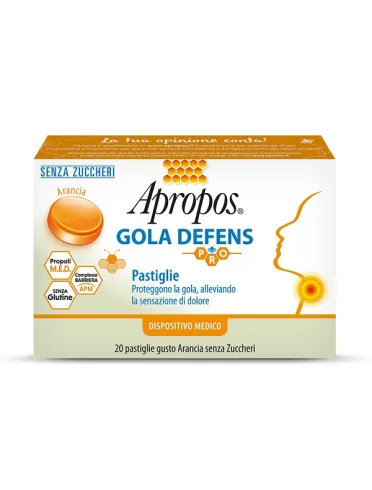 Apropos gola defens pro 20 pastiglie arancia senza zucchero Apropos gola defens pro 20 pastiglie arancia senza zucchero