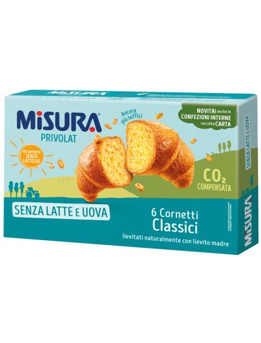 Misura cornetti privolat classico senza olio di palma 240 g