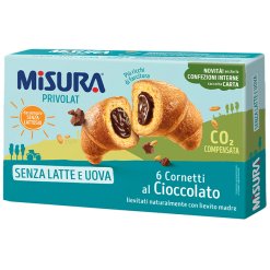 MISURA CORNETTI PRIVOLAT CIOCCOLATO SENZA LATTE E SENZA UOVA290 G