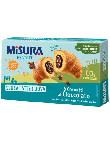 Misura cornetti privolat cioccolato senza latte e senza uova290 g