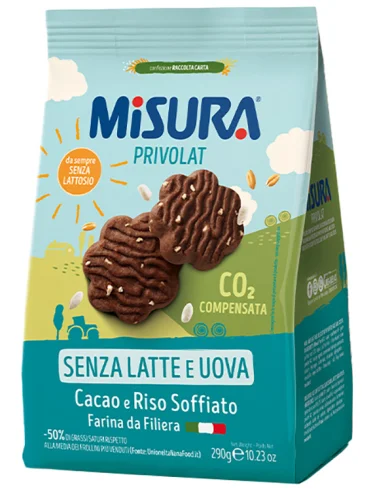 Misura frollini privolat cacao 290 g Misura frollini privolat cacao 290 g