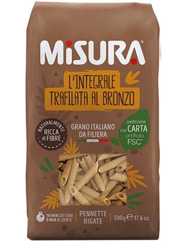 Misura pennette integrali con germe di grano 500 g