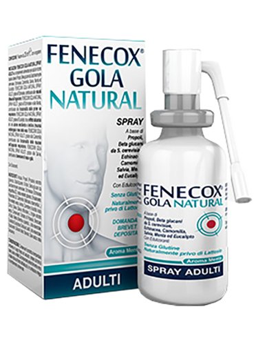 Fenecox gola natural spray adulti 25 ml Fenecox gola natural spray adulti 25 ml
