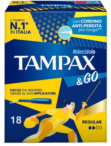 Tampax &go regular 18pz