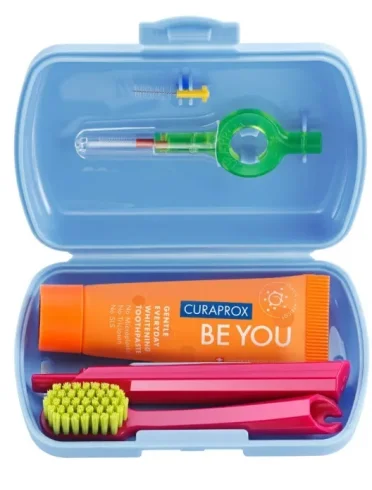 Curaprox travel set blue Curaprox travel set blue
