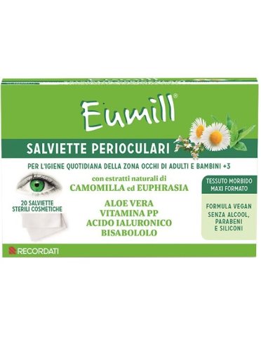 Eumill salviette perioc 25pz