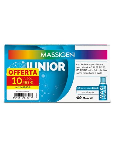 Massigen junior 10fl 10,90e Massigen junior 10fl 10,90e