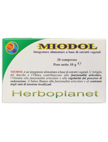 Miodol 20 compresse blister 10 g Miodol 20 compresse blister 10 g
