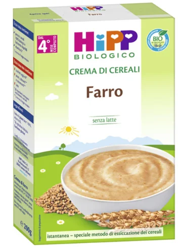 Hipp bio crema cereali farro 200 g Hipp bio crema cereali farro 200 g
