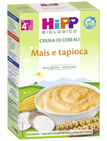 Hipp bio crema cereali mais/tapioca 200 g Hipp bio crema cereali mais/tapioca 200 g