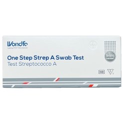 TEST ONE STEP STREP A AUTODIAGNOSTICO DETERMINAZIONE QUALITATIVA ANTIGENI STREPTOCOCCO A IN TAMPONE FARINGEO