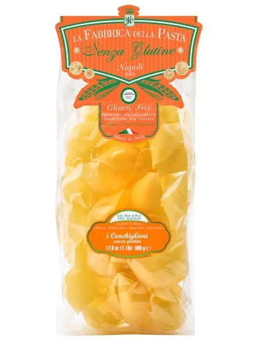 E conchiglioni giganti pasta senza glutine 500 g E conchiglioni giganti pasta senza glutine 500 g