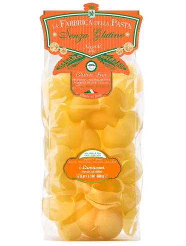 I lumaconi giganti pasta senza glutine 500 g I lumaconi giganti pasta senza glutine 500 g