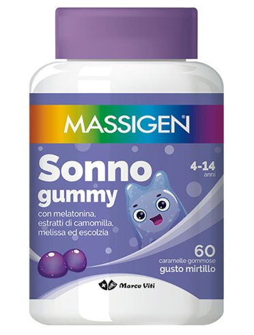 Massigen sonno gummy 60 caramelle Massigen sonno gummy 60 caramelle