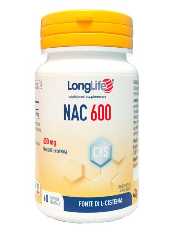 Longlife nac 600mg 60cps Longlife nac 600mg 60cps