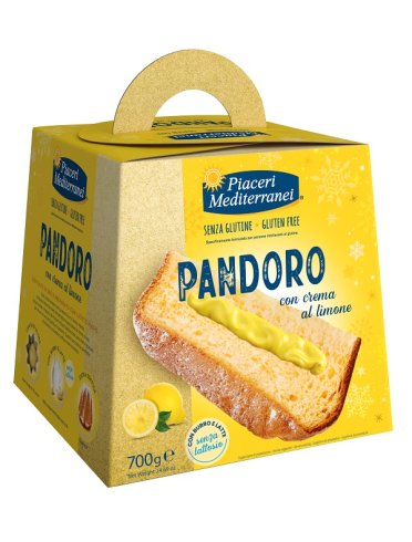 Piaceri mediterranei pandoro crema al limone 700 g Piaceri mediterranei pandoro crema al limone 700 g