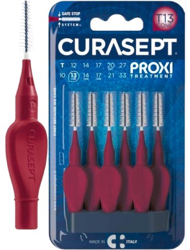 Curasept proxi t13 cone bordeaux 6 pezzi Curasept proxi t13 cone bordeaux 6 pezzi