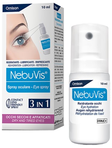 Nebuvis reidratante occhi spray 10 ml 1 pezzo