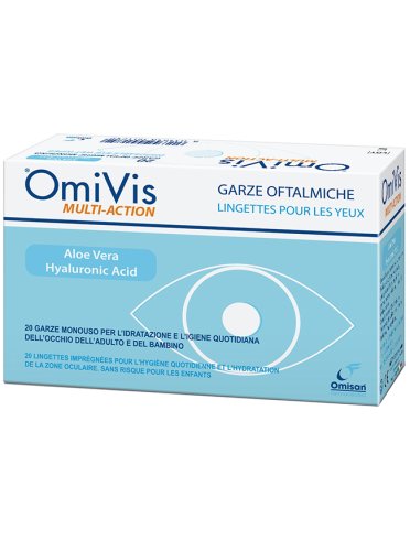 Garze oftalmiche omivis 20 pezzi Garze oftalmiche omivis 20 pezzi